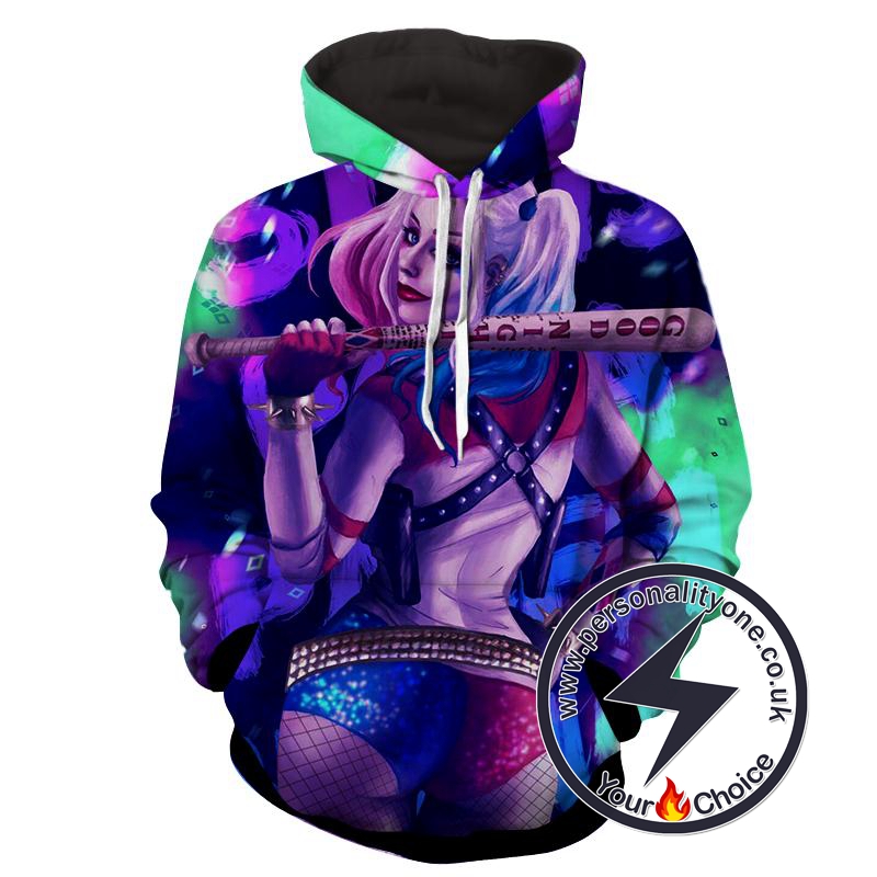 Harley Quinn - Harley Quinn 3D - Hoodies